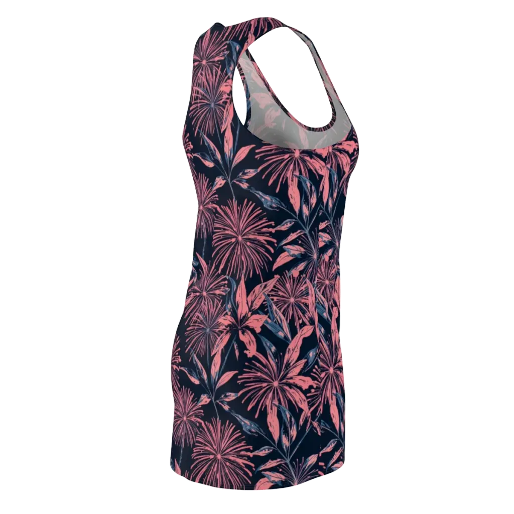 Midnight Firework on Racerback Dress — Back Side