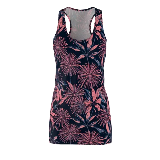 Midnight Firework on a Racerback Dress