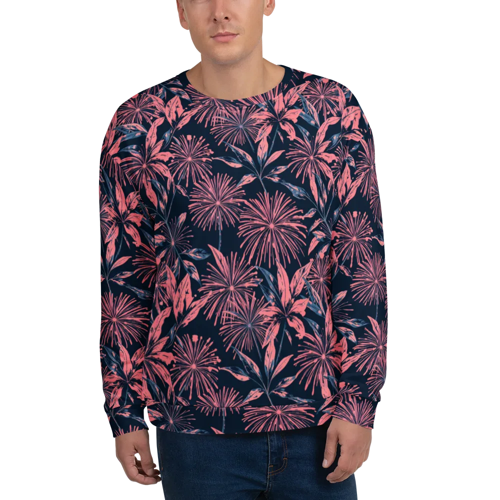 Midnight Firework on Sweatshirt — Front
