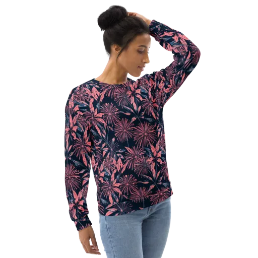 Midnight Firework on a Sweatshirt