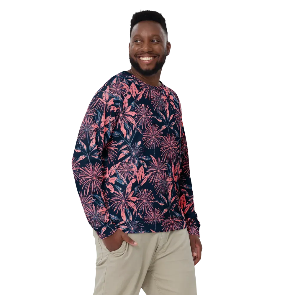 Midnight Firework on Sweatshirt — Front