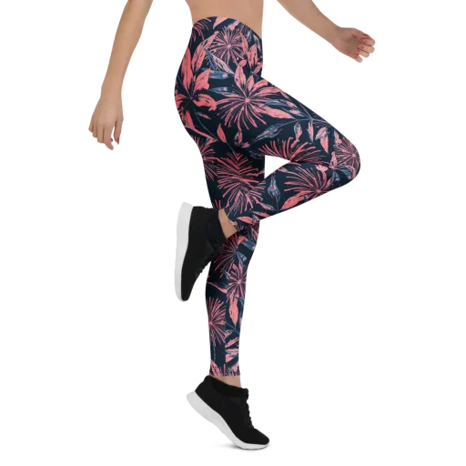 Midnight Firework on a Leggings