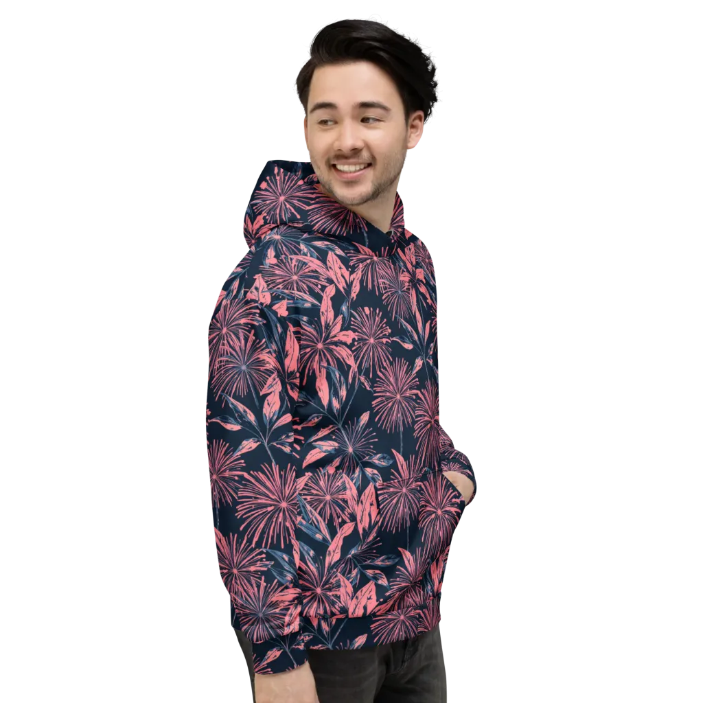 Midnight Firework on Hoodie — Right
