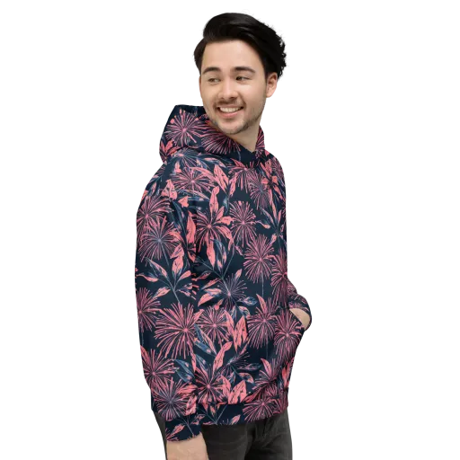 Midnight Firework on a Hoodie