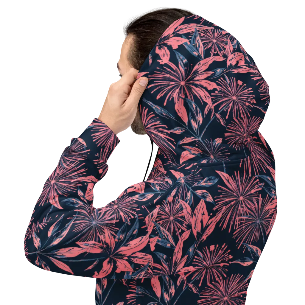 Midnight Firework on Hoodie — Back