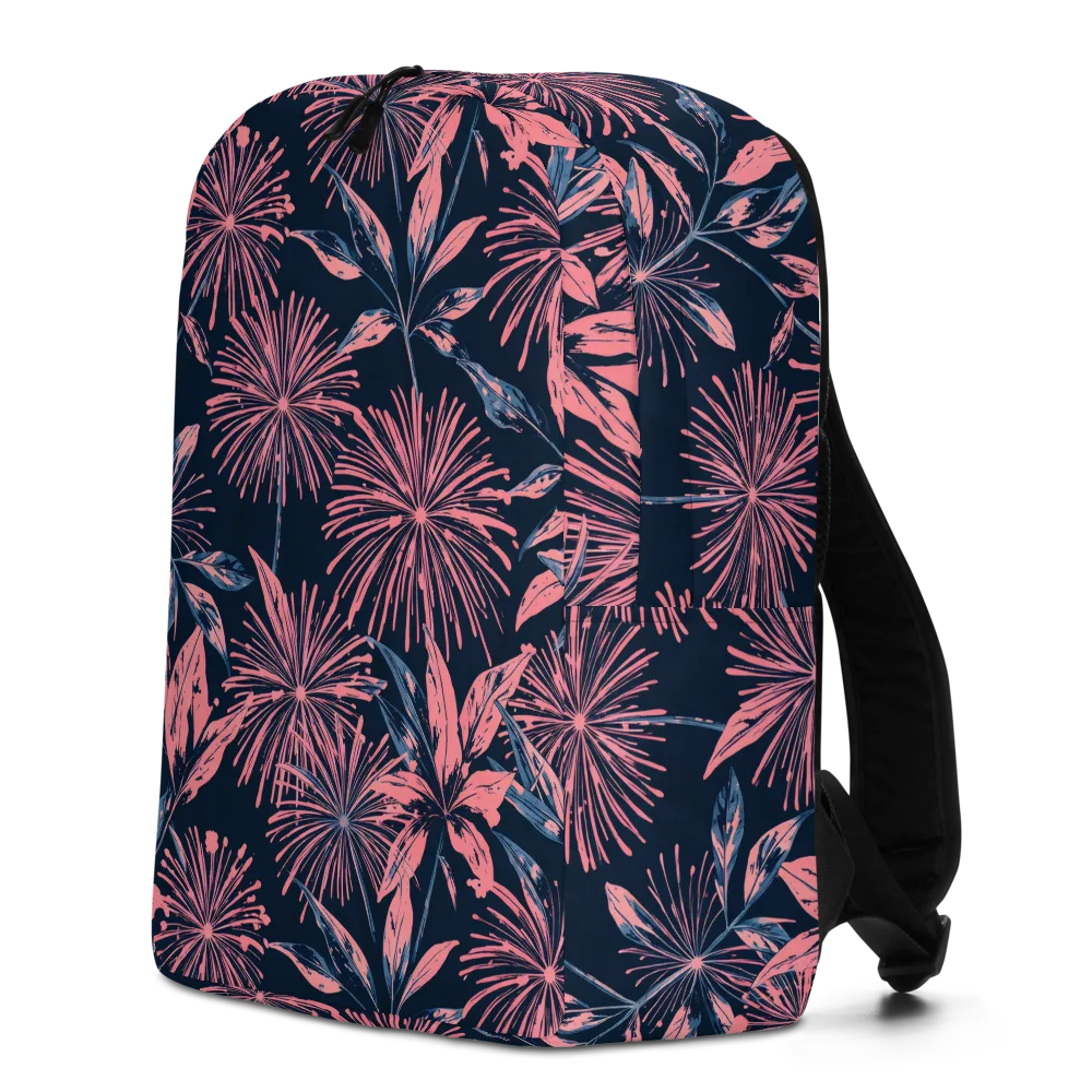 Midnight Firework on Minimalist Backpack — Left