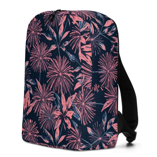 Midnight Firework on a Minimalist Backpack