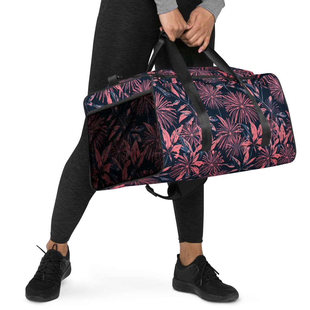Midnight Firework on Duffle Bag — Right Front