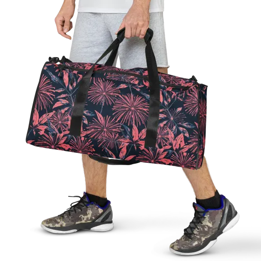 Midnight Firework on a Duffle Bag