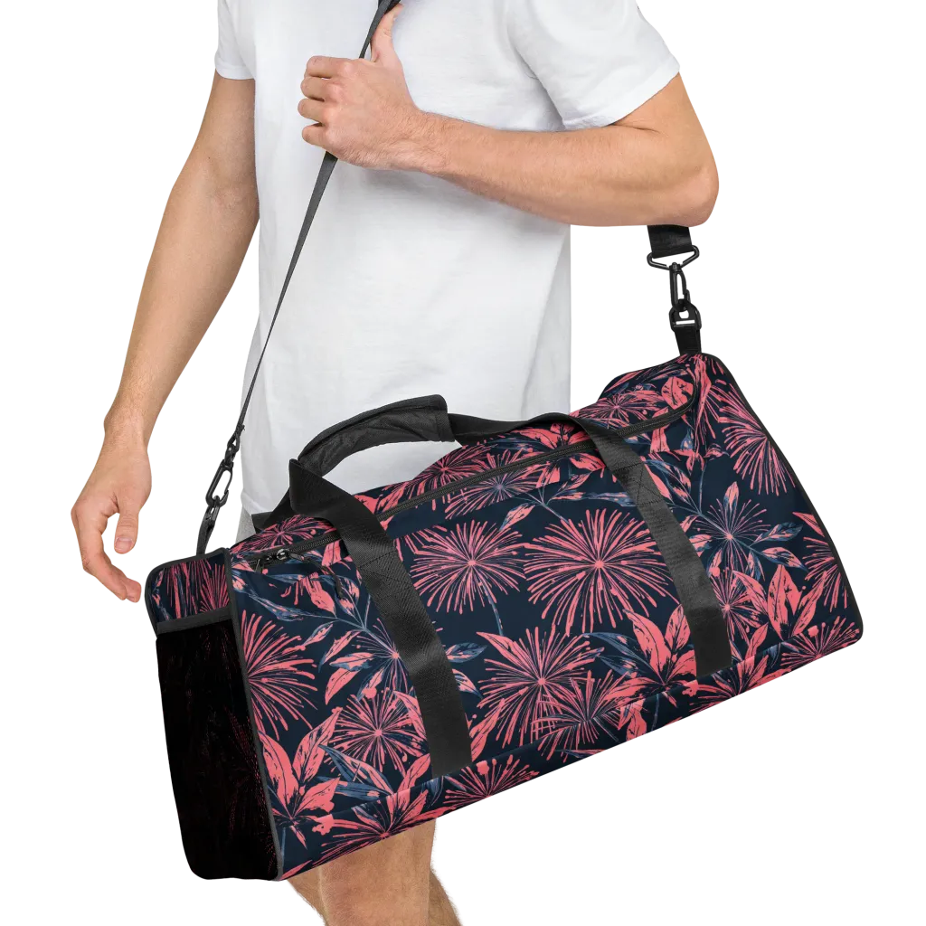 Midnight Firework on Duffle Bag — Right Front