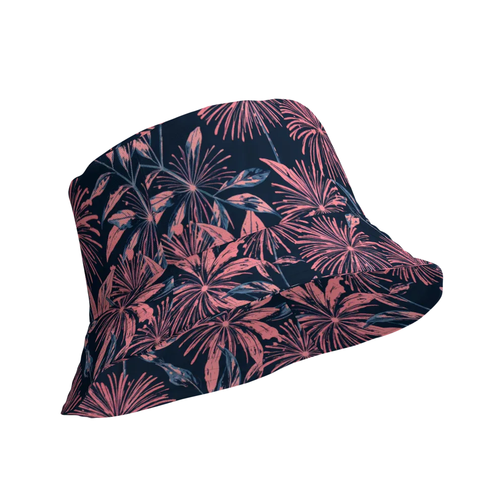 Midnight Firework on Reversible Bucket Hat — Product details Outside