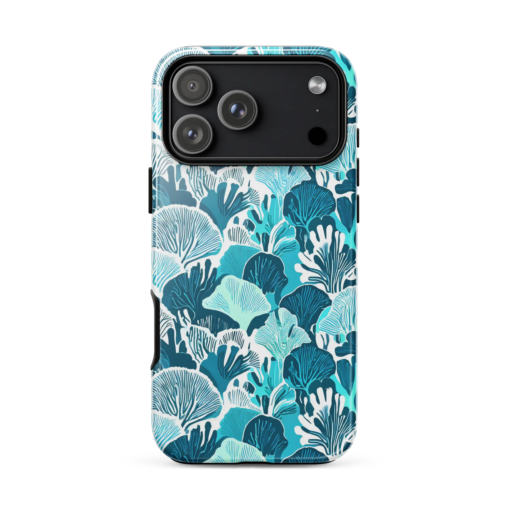 Aqua Fanfare on Tough Case for iPhone® — Front