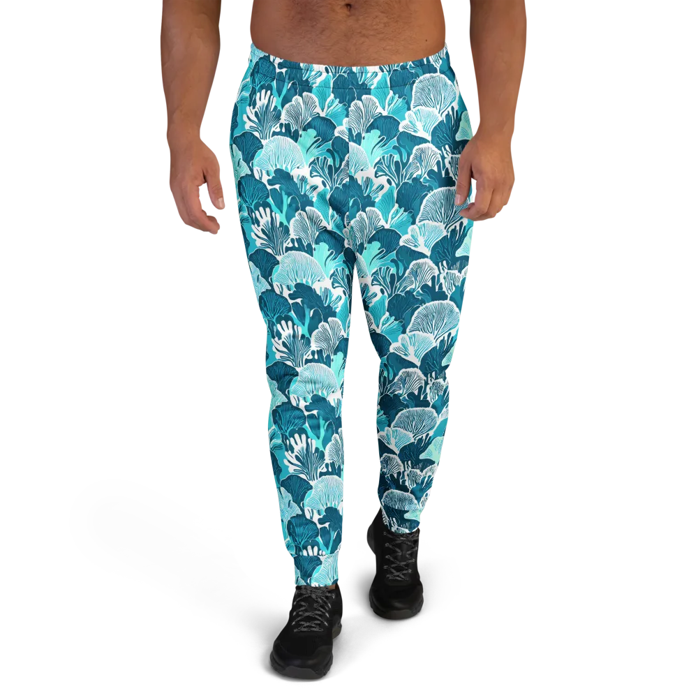 Aqua Fanfare on Men's Joggers — Front