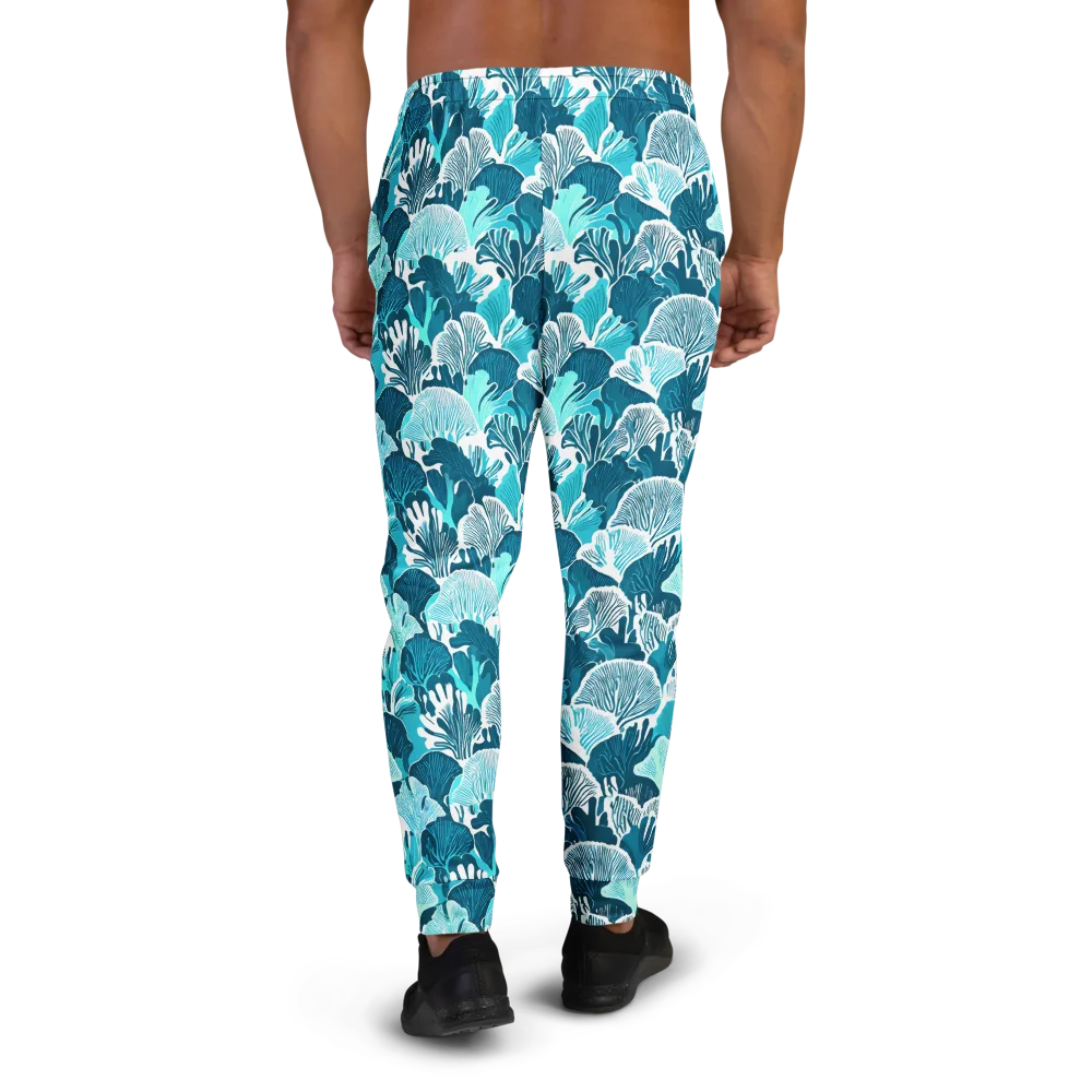 Aqua Fanfare on Men's Joggers — Back