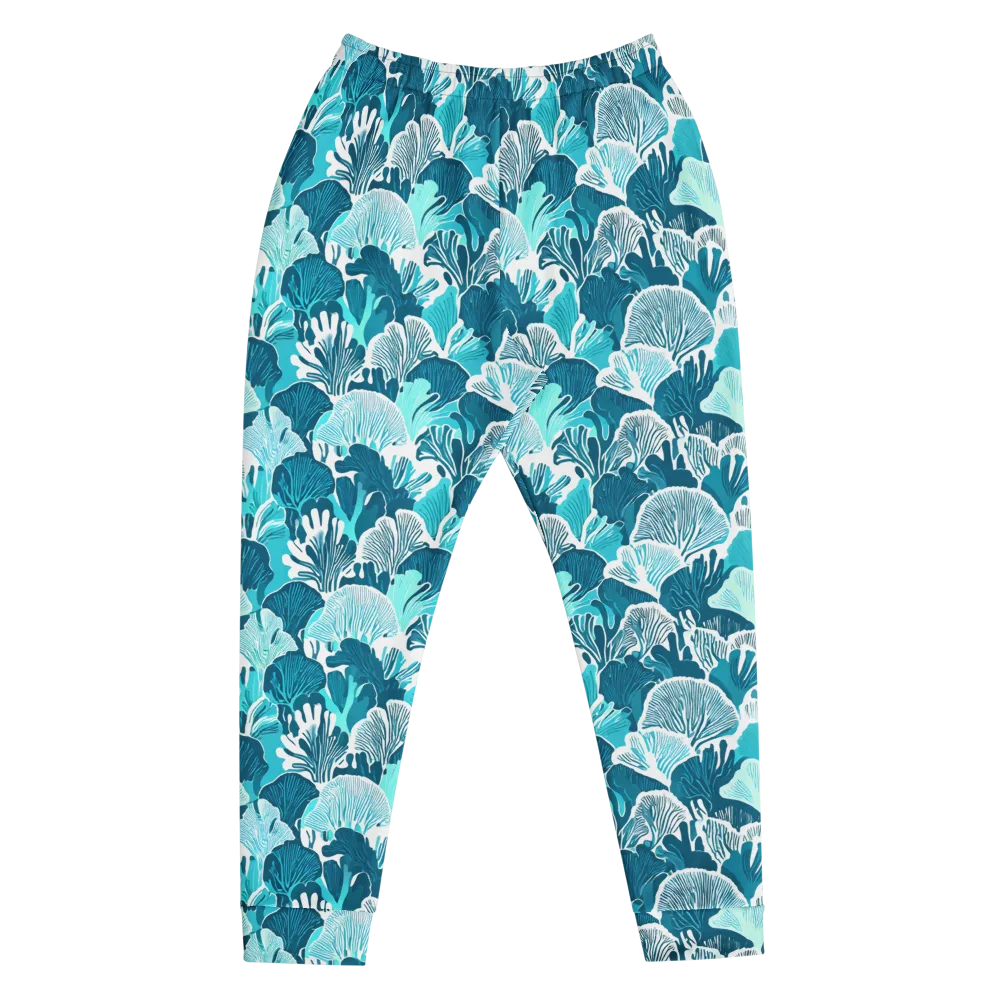 Aqua Fanfare on Men's Joggers — Front