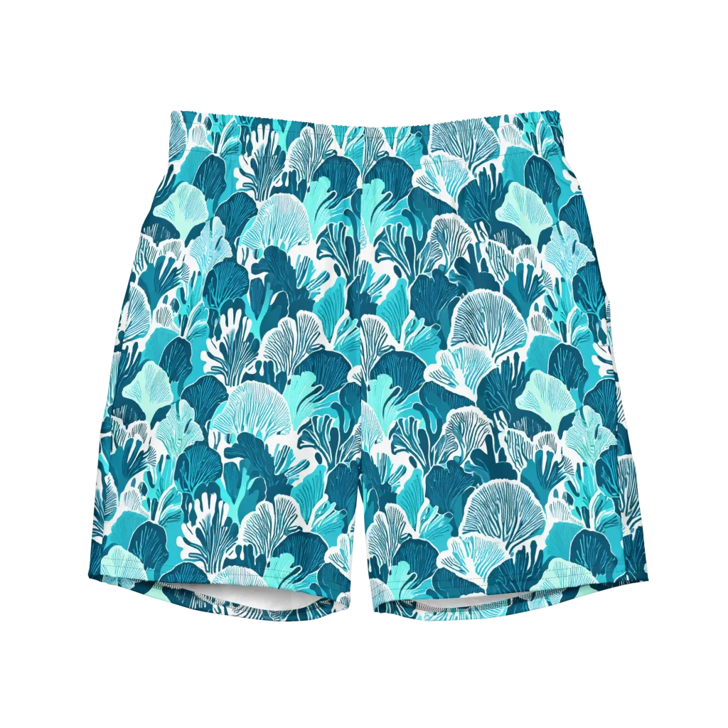 Aqua Fanfare on Swim Trunks — Front