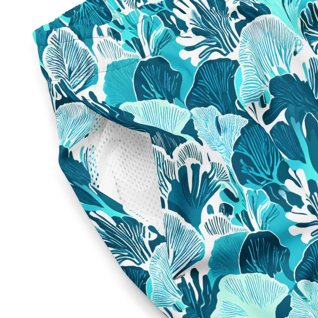 Aqua Fanfare on Swim Trunks — Product details 2