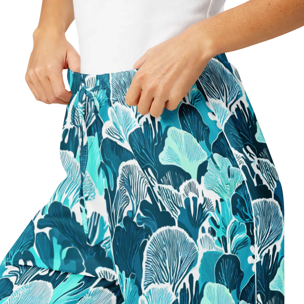 Aqua Fanfare on Women's Pajama Pants — Product details