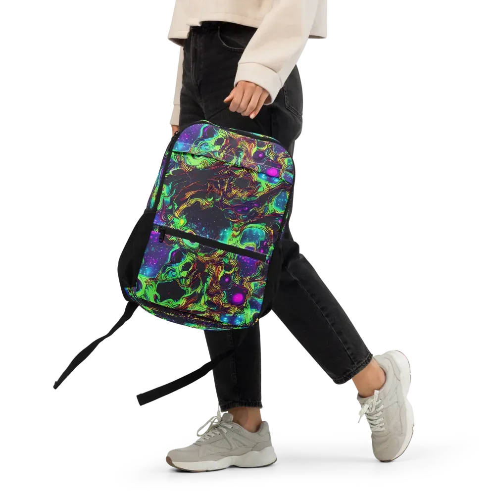 Acid Reef Reverie on Utility Backpack — Front