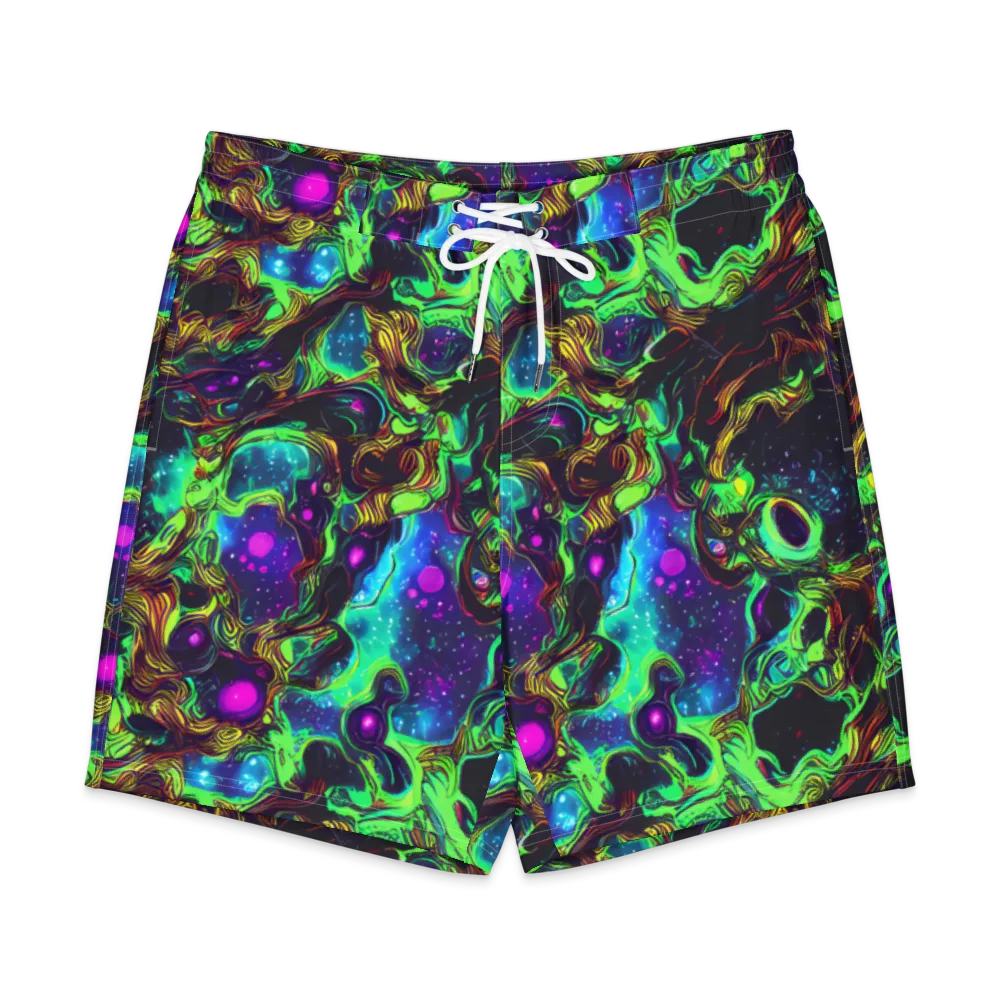 Acid Reef Reverie on Men's Board Shorts — Front