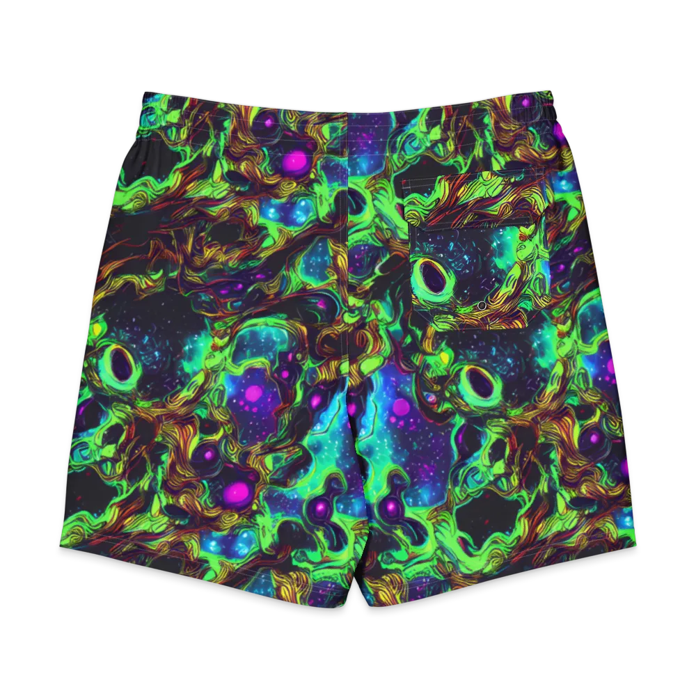 Acid Reef Reverie on Men's Board Shorts — Back