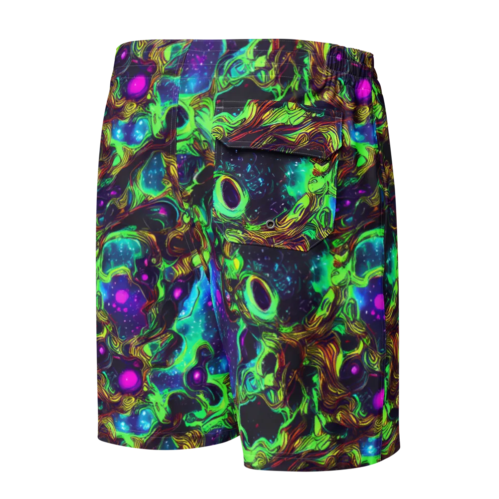 Acid Reef Reverie on Men's Board Shorts — Back