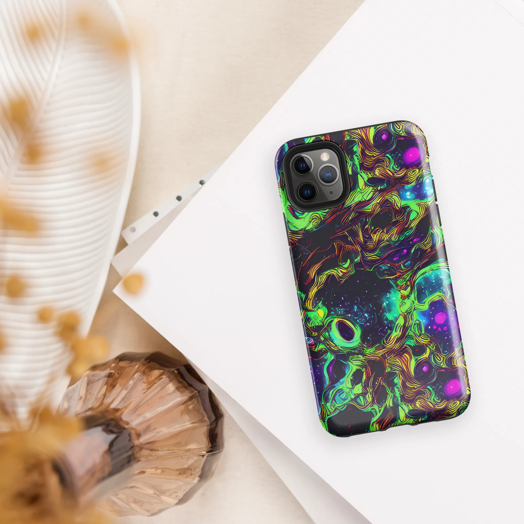 Acid Reef Reverie on Tough Case for iPhone® — Front