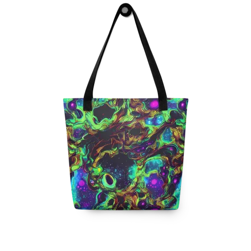 Acid Reef Reverie on a Tote Bag