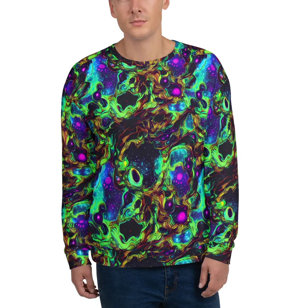 Acid Reef Reverie on Sweatshirt — Front