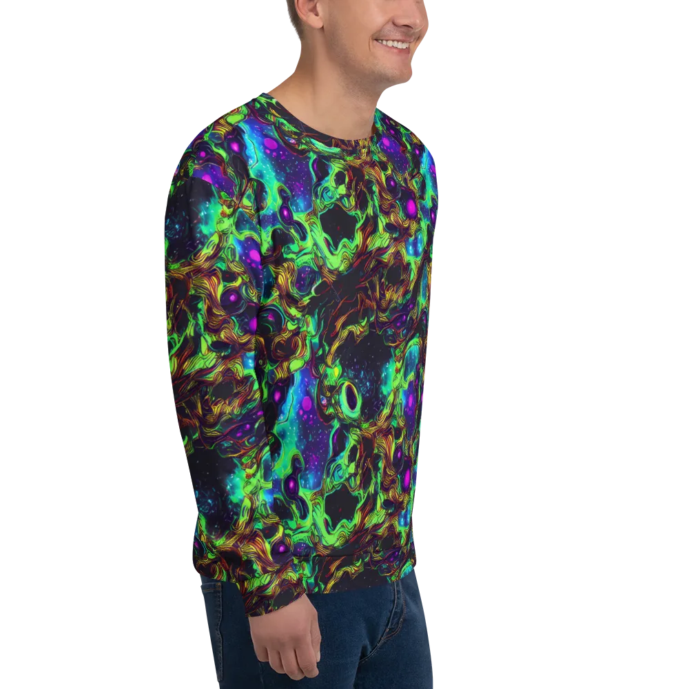 Acid Reef Reverie on Sweatshirt — Right Front