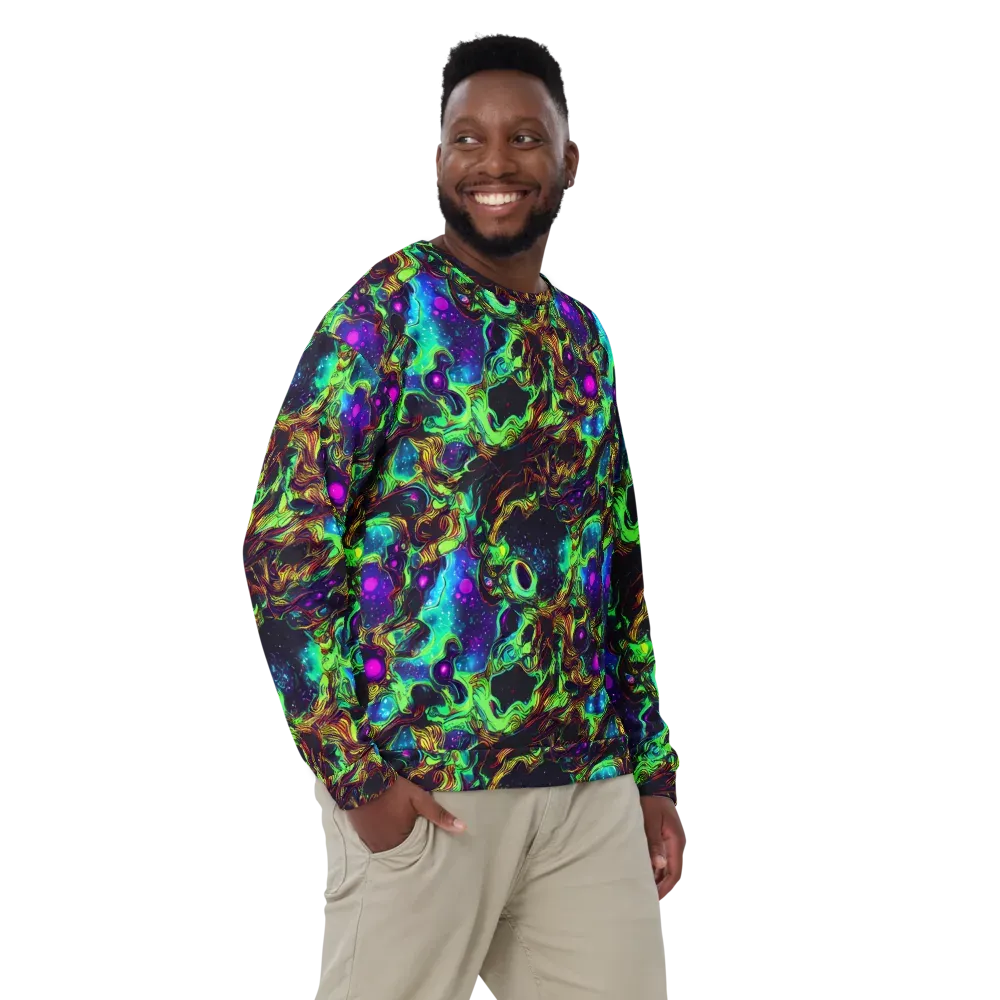 Acid Reef Reverie on Sweatshirt — Front
