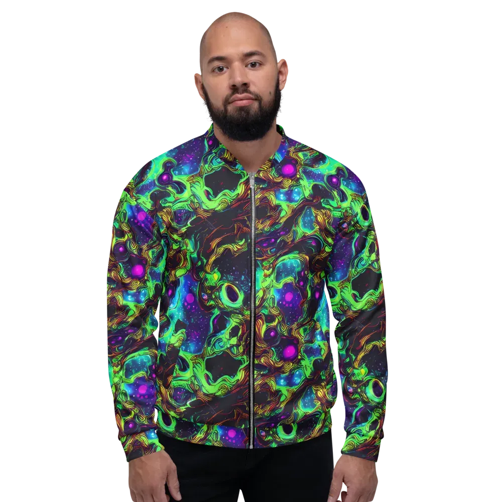 Acid Reef Reverie on Bomber Jacket — Front