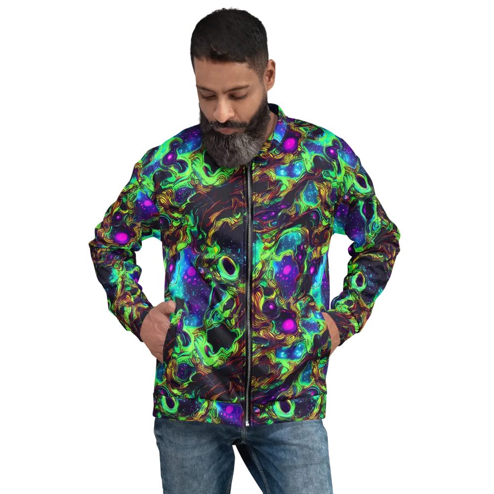 Acid Reef Reverie on Bomber Jacket — Front