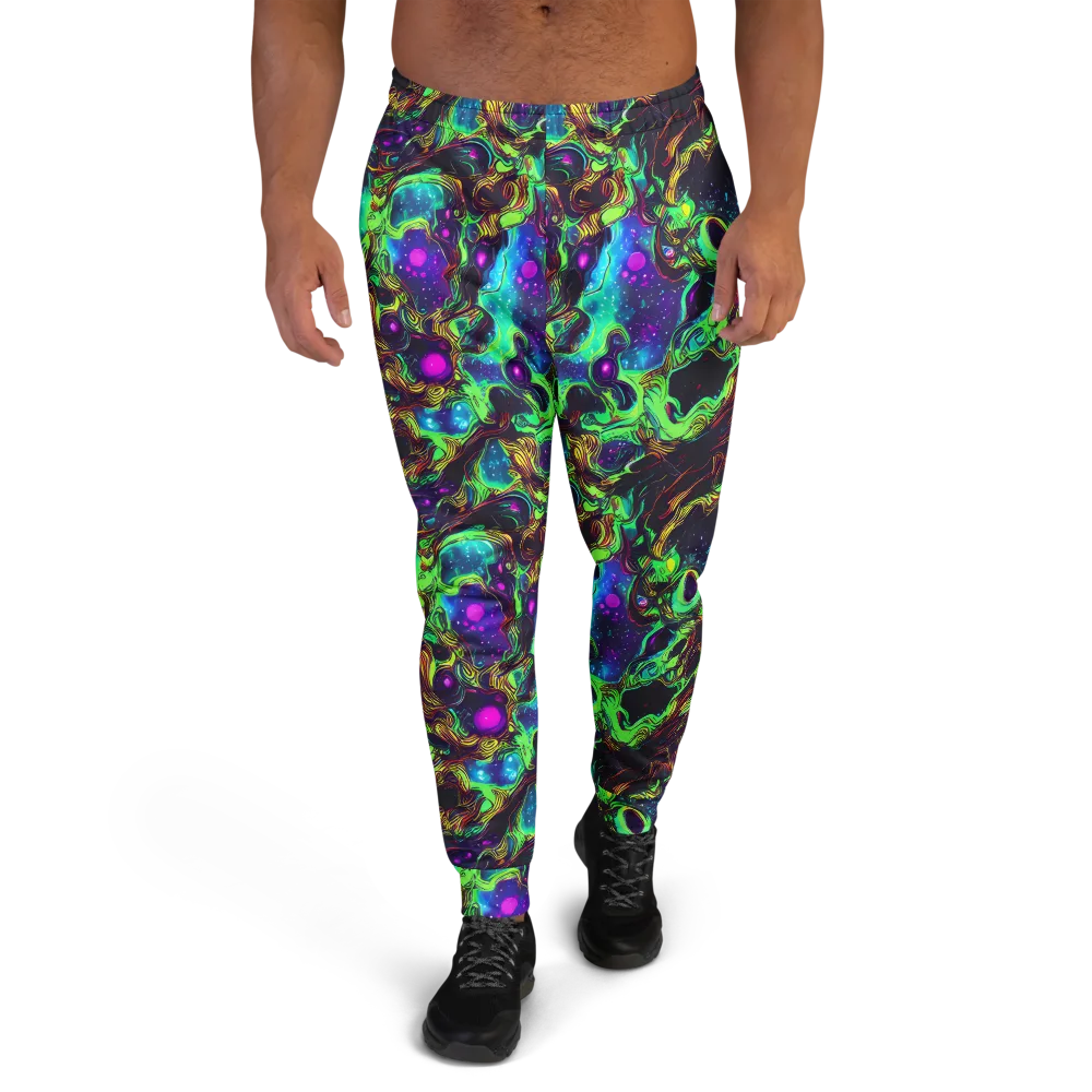 Acid Reef Reverie on Men's Joggers — Front