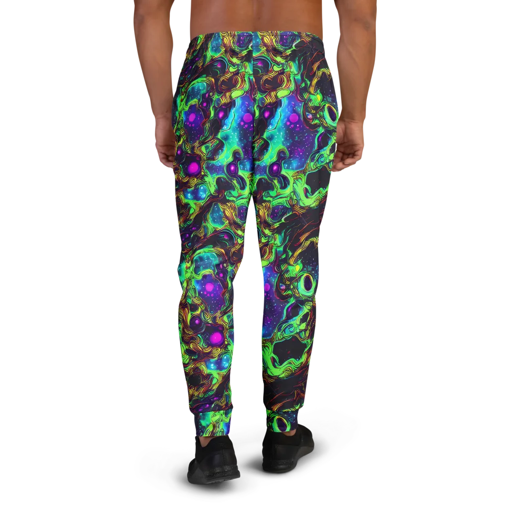 Acid Reef Reverie on Men's Joggers — Back