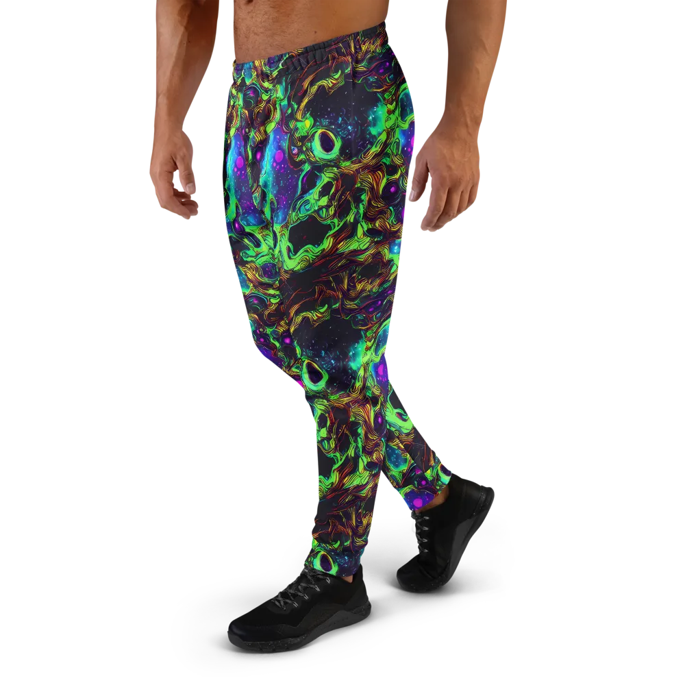 Acid Reef Reverie on Men's Joggers — Left