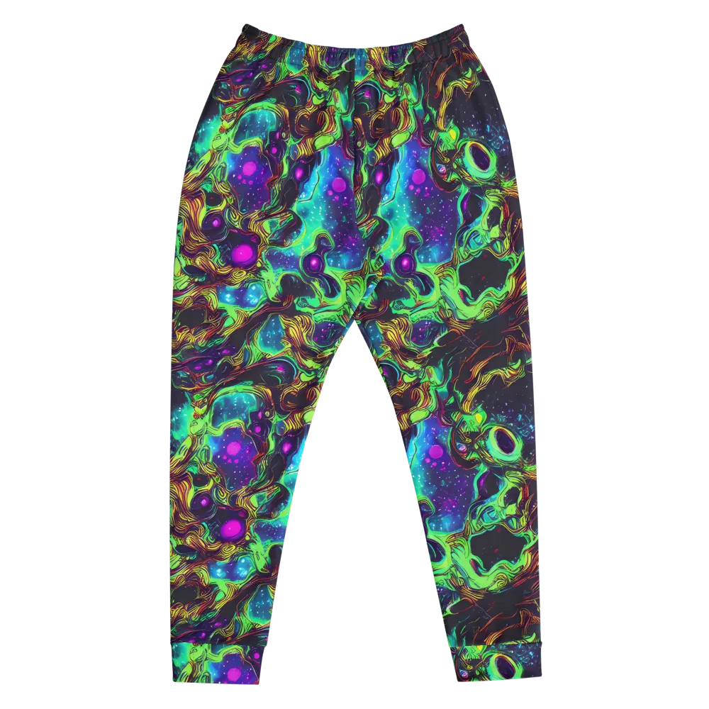 Acid Reef Reverie on Men's Joggers — Front