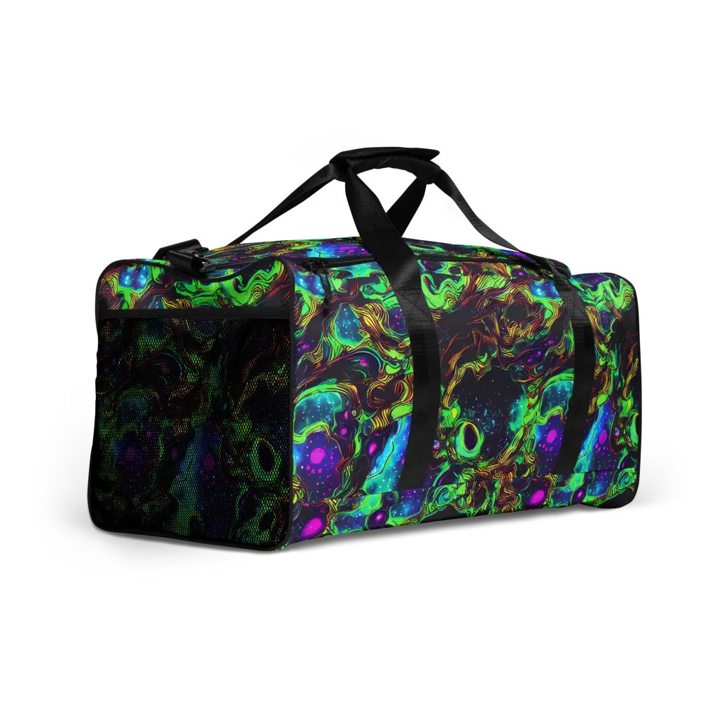 Acid Reef Reverie on Duffle Bag — Right Front