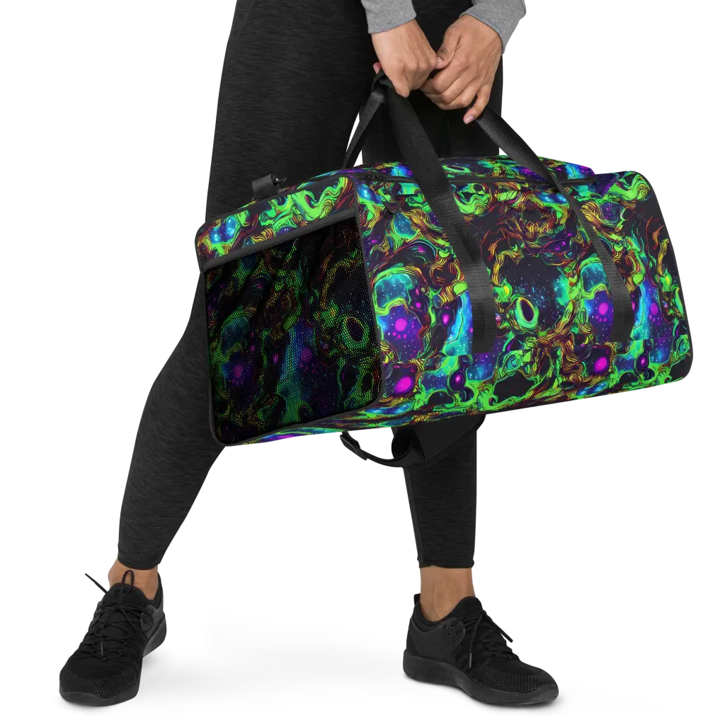 Acid Reef Reverie on Duffle Bag — Right Front