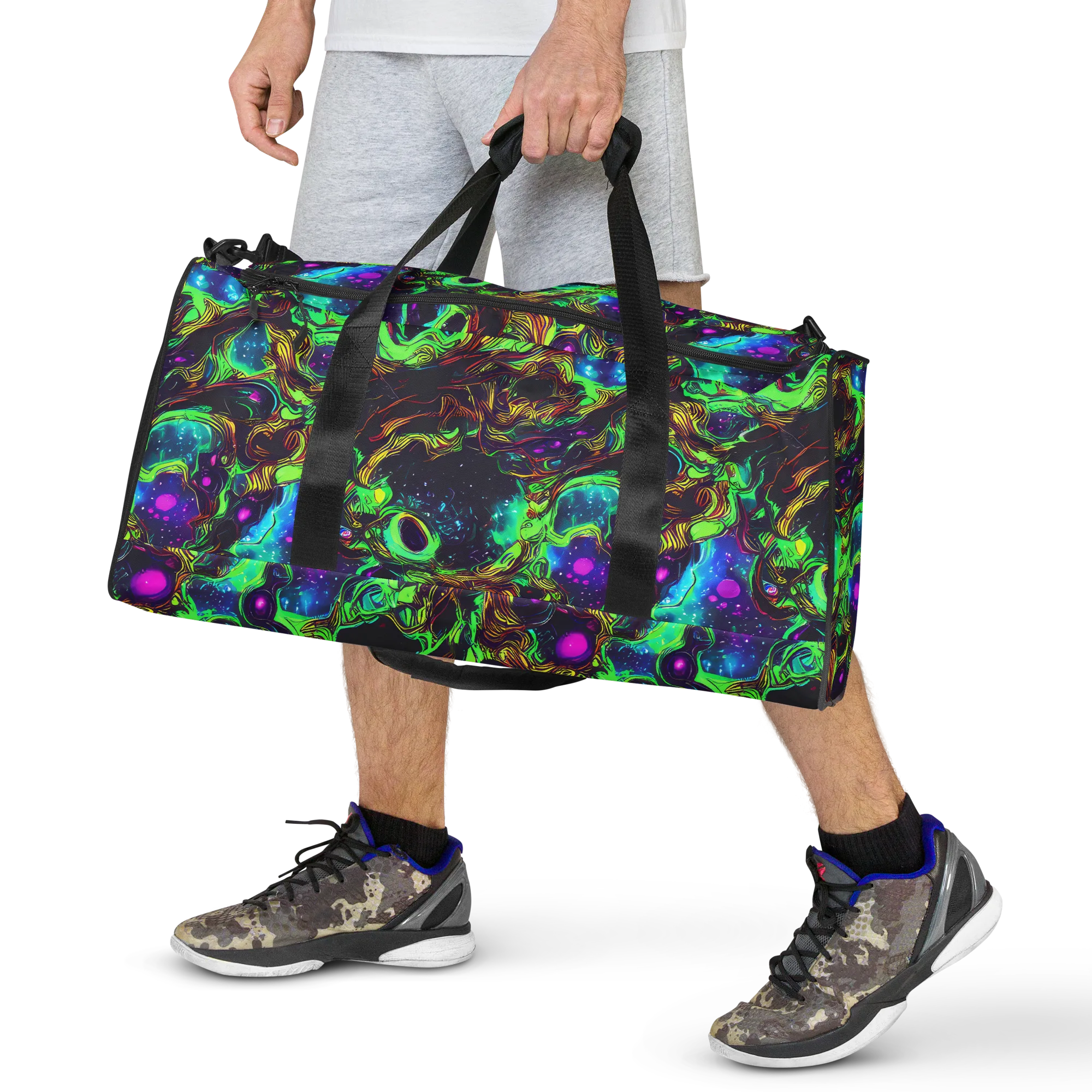 Acid Reef Reverie on Duffle Bag — Front