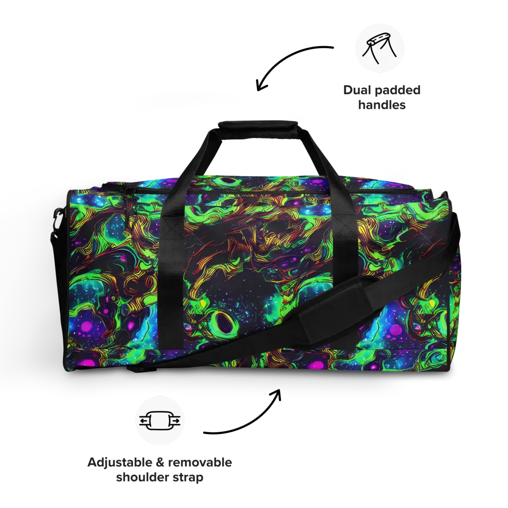 Acid Reef Reverie on Duffle Bag — Front
