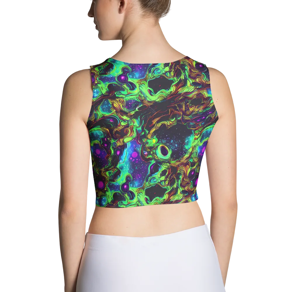 Acid Reef Reverie on Crop Top — Back