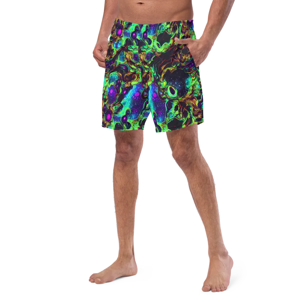 Acid Reef Reverie on Swim Trunks — Left Front