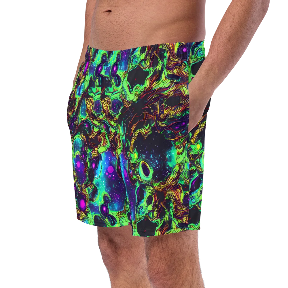Acid Reef Reverie on Swim Trunks — Left Front