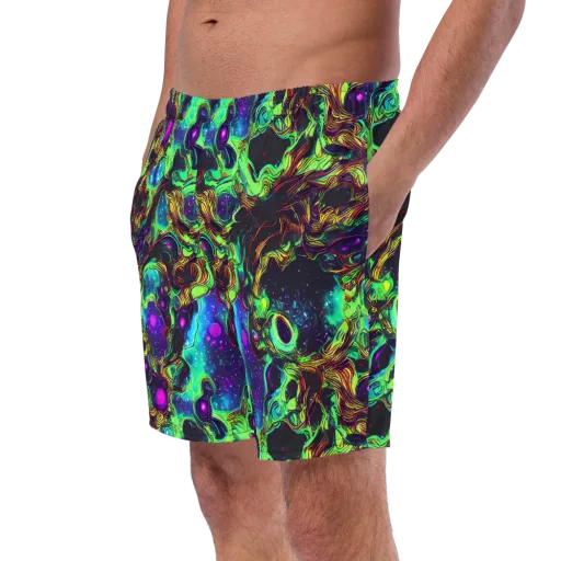 Acid Reef Reverie on a Swim Trunks