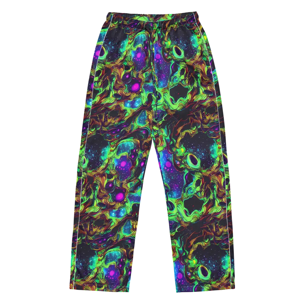 Acid Reef Reverie on Women's Pajama Pants — Front