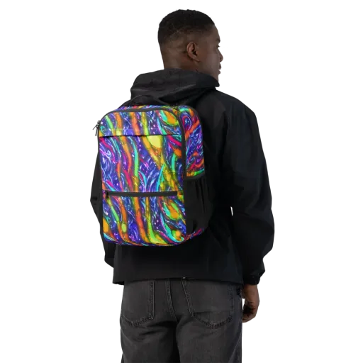 Electric Pour on a Utility Backpack