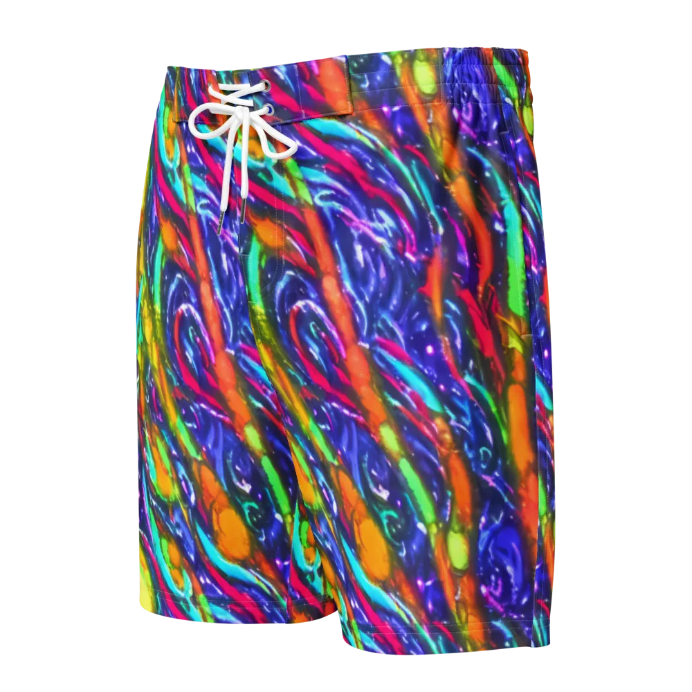 Electric Pour on Men's Board Shorts — Front
