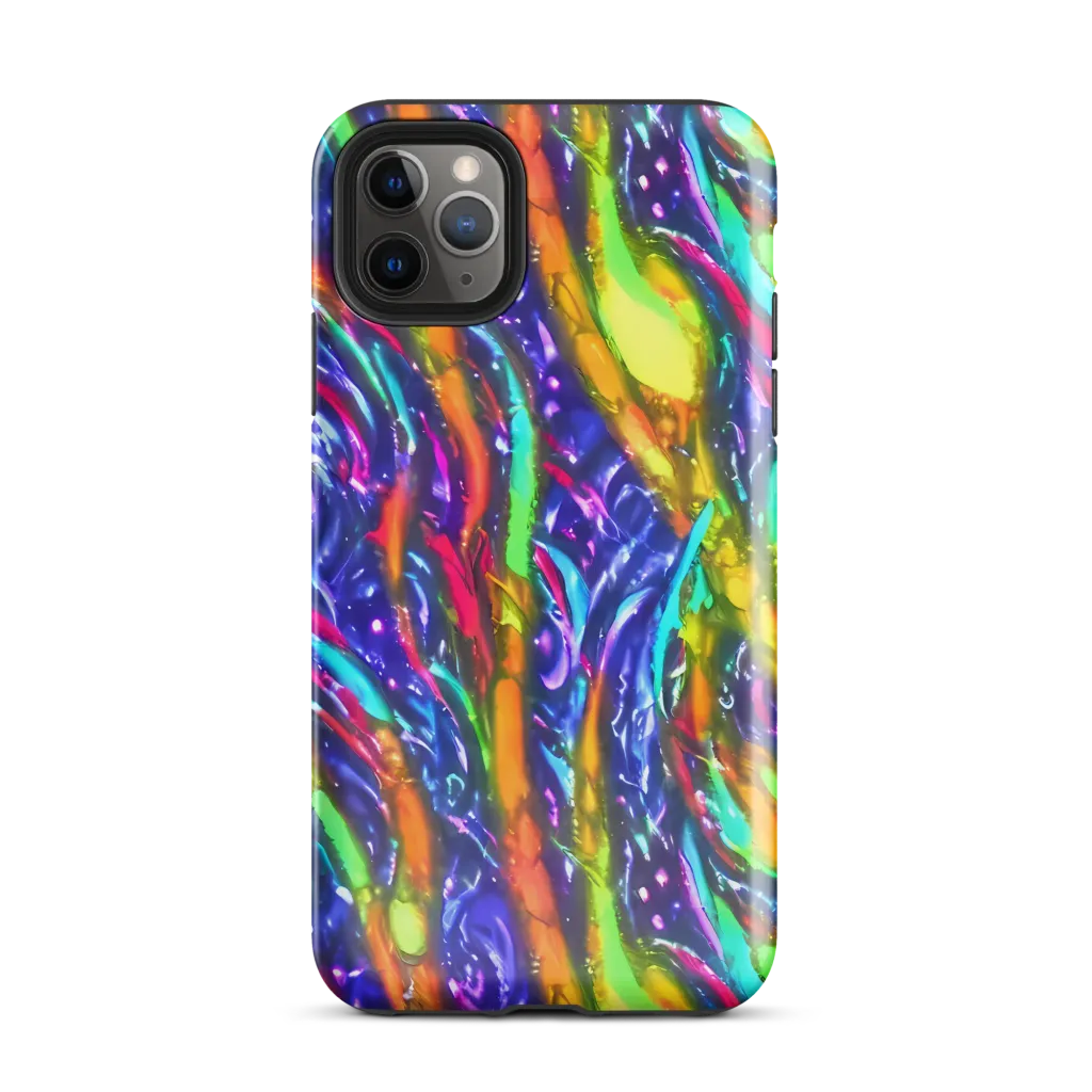 Electric Pour on Tough Case for iPhone® — Front