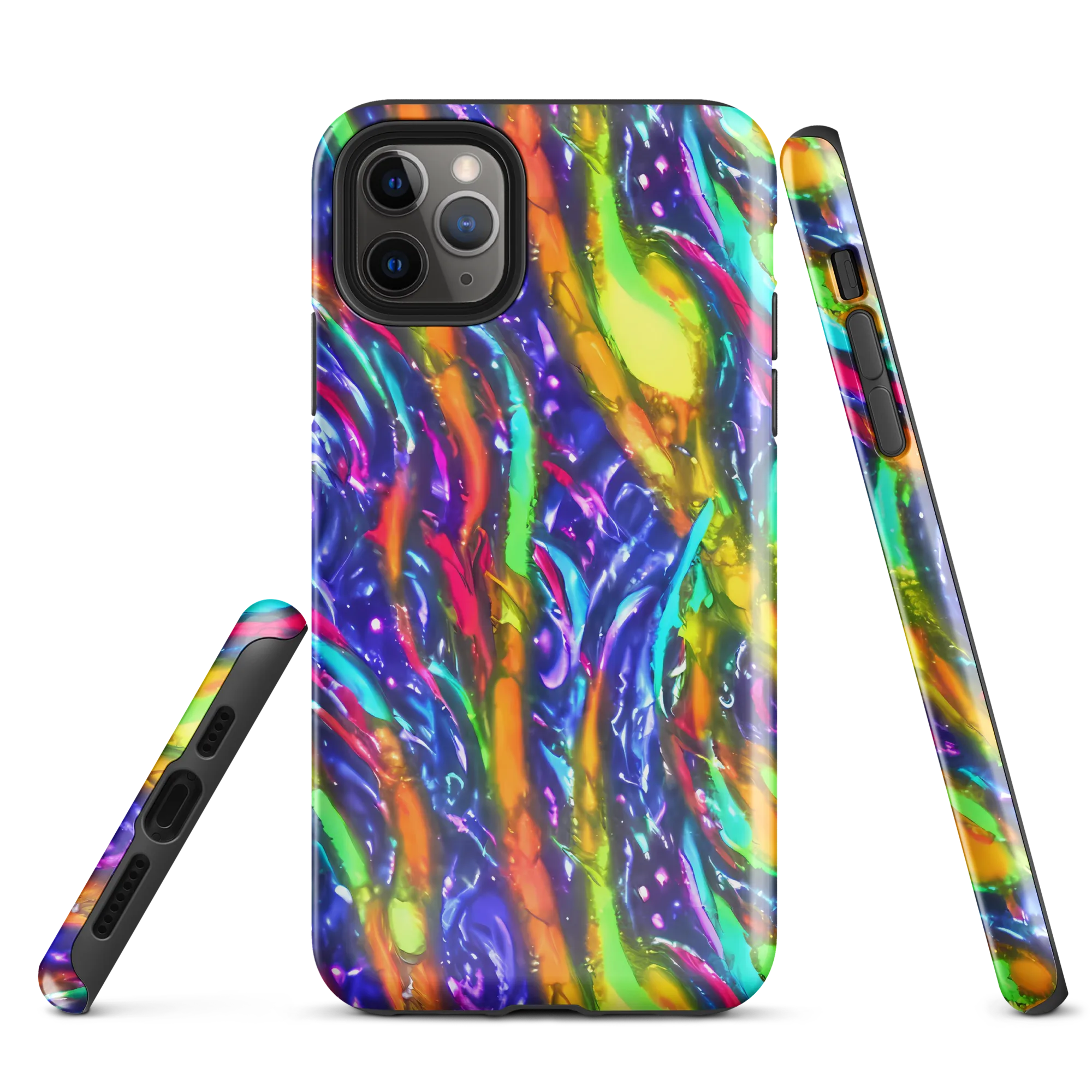 Electric Pour on Tough Case for iPhone® — Front